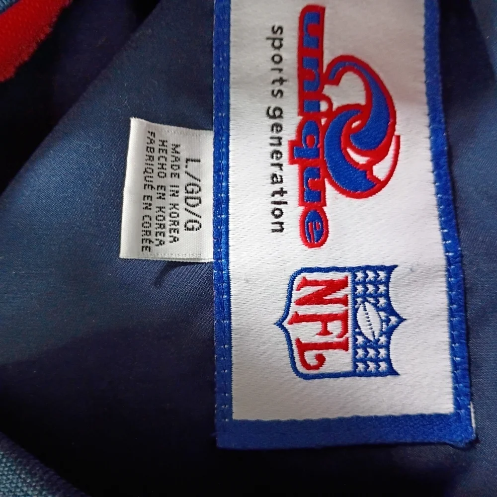 NFL =Blue and Red Titans Pullover Jacket - Size Large - Picture 4 of 4